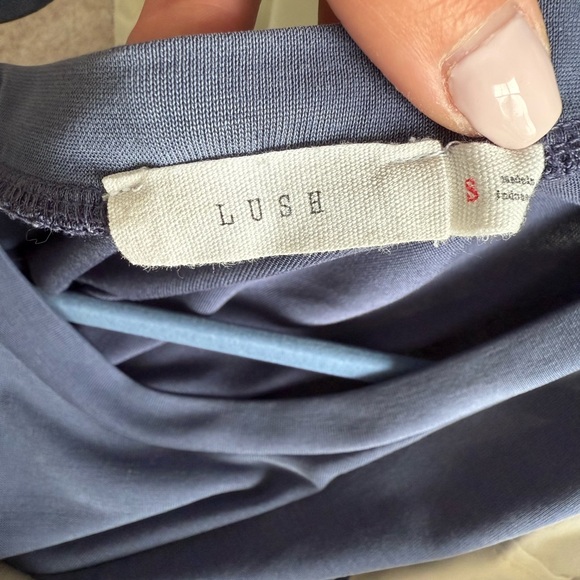 Navy Sleeveless Slip Dress - Picture 4 of 4